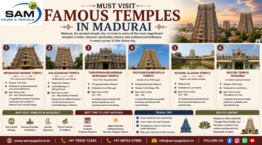 Must Visit Famous Temples in Madurai
