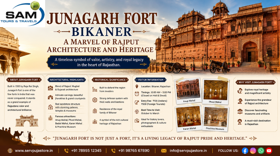 Junagarh Fort Bikaner A Marvel of Rajput Architecture and Heritage