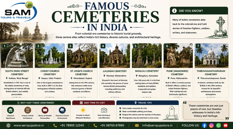 Famous Cemeteries in India