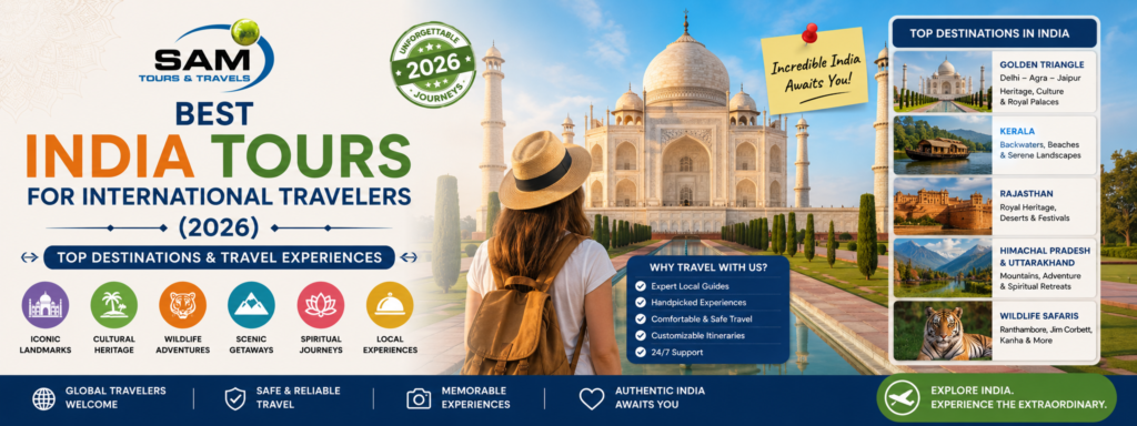 Best India Tours for International Travelers : Top Destinations & Travel Experiences