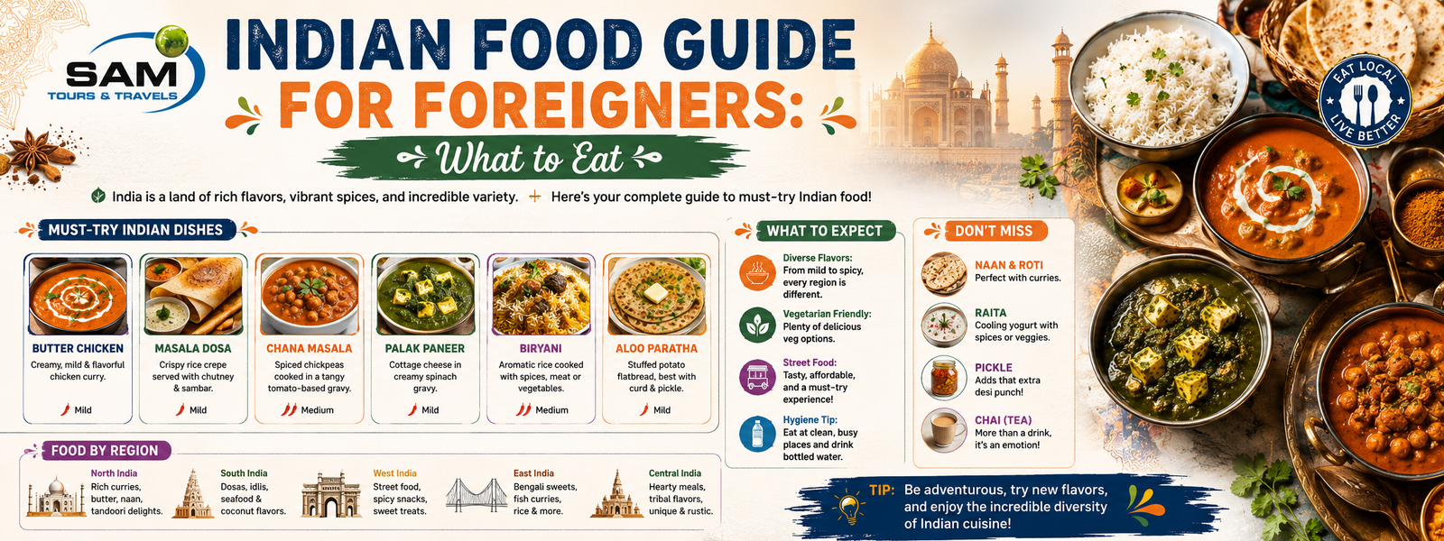 Indian Food Guide for Foreigners: What to Eat, What to Expect & Travel Tips