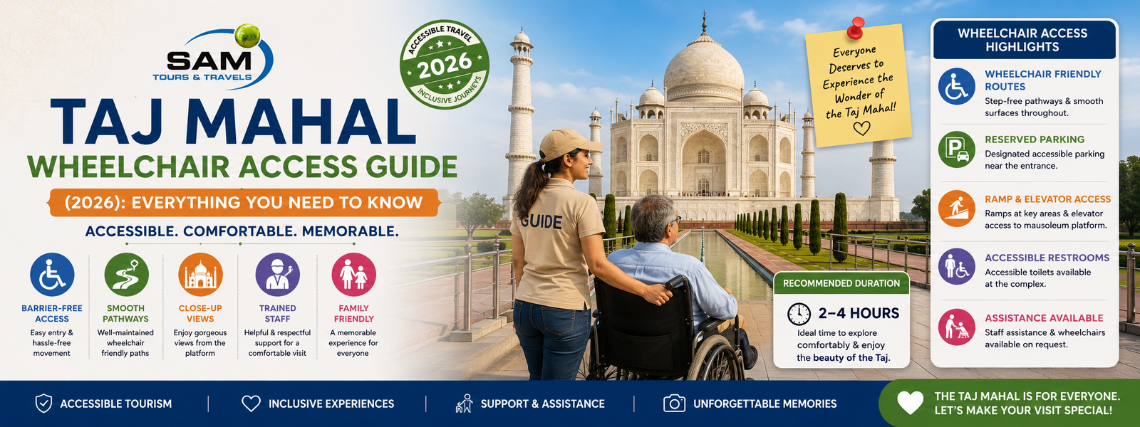 Taj Mahal Wheelchair Access Guide : Everything You Need to Know