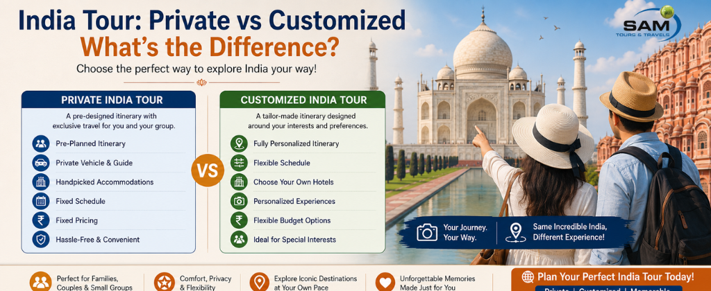 Private India Tour vs Customized India Tour: What’s the Difference?